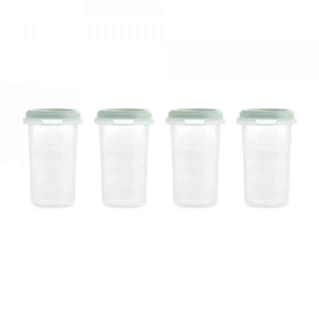 Set 4 recipiente gradate Miniland Mint 330 ml