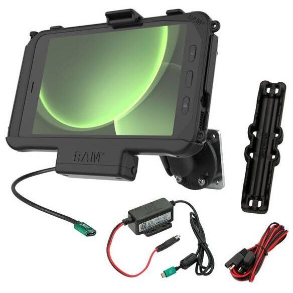 RAM&nbsp;MOUNTS RAM® EZ-Roll'r™ Suport USB-C alimentat pentru Samsung Tab Active5 &amp; 3