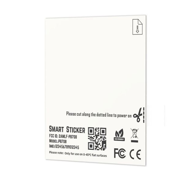 Tracker Tag Bluetooth Jimi IoT Smart Sticker PB708, BLE 5.3, acumulator 25 mAh, autonomie 40 zile