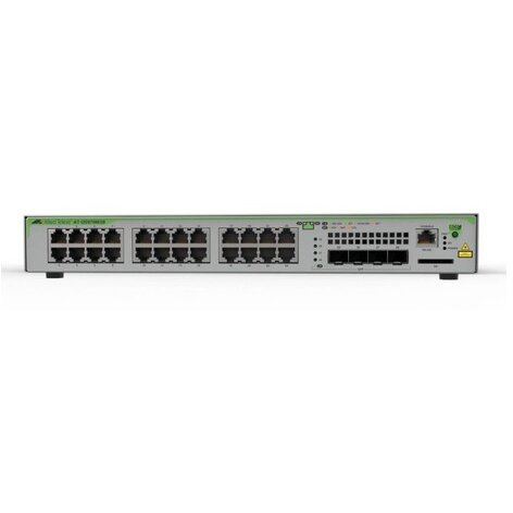 ALLIED&nbsp;TELESIS Switch Allied Telesis 24 x 10/100/1000T ports and 4 x SFP uplink slots (100/1000X SFP), Fixed one AC power supply AT-GS970M/28-50