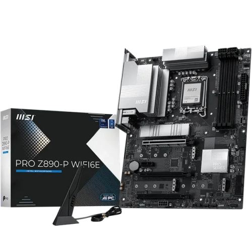 MSI Placa de baza MSI PRO Z890-P WiFi6E, Intel Z890, Socket 1851, ATX, DisplayPort, HDMI