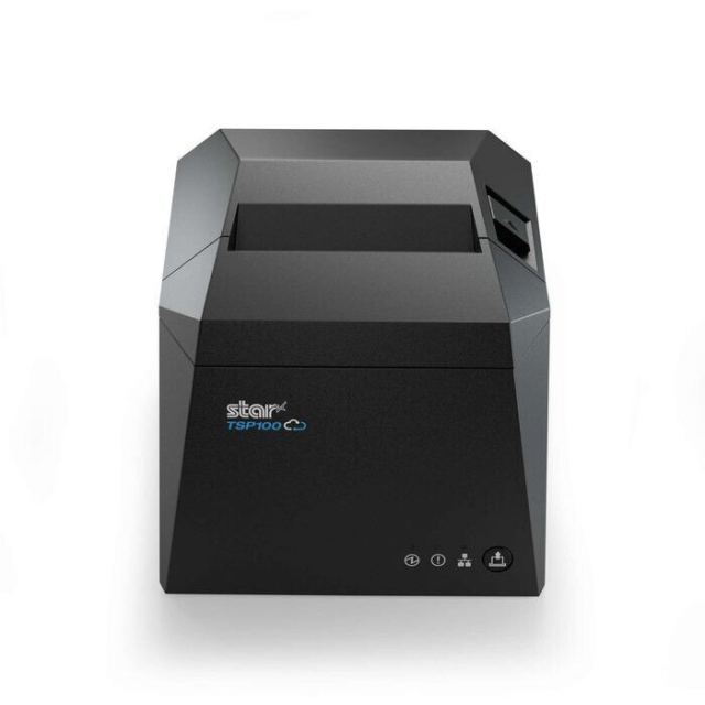 Star&nbsp;Micronics Imprimanta fiscala termica Star TSP143IV X4 39473990, CloudPRNT, Android AOA, Linerless, 8 dots/mm (203 dpi), cutter, linerless, USB, USB-C, BT, Ethernet, Wi-Fi, Gri