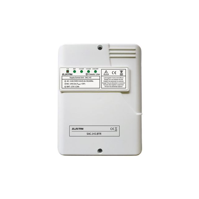 Sursa alimentare cu spatiu pentru baterie Electra SAC.142.BTR, 14 V, 230 V