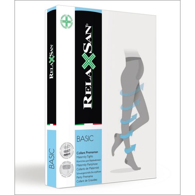 Relaxsan Ciorapi compresivi gravide medicinali Relaxsan 790, tip pantalon 12-17mm Hg, 70 DEN, Negru
