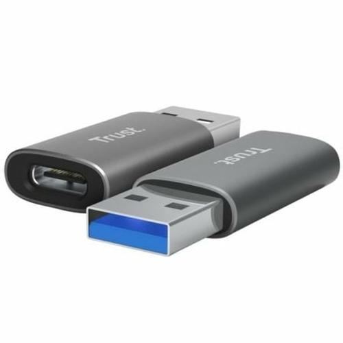 Adaptor USB Trust 25573, set de 2 unitati, material ABS, Gri