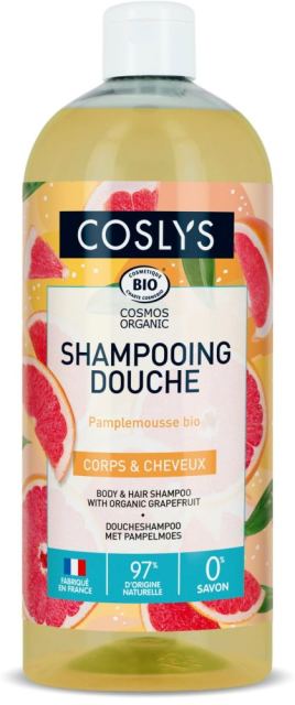 Gel de dus si sampon Bio cu grapefruit Coslys 1 litru