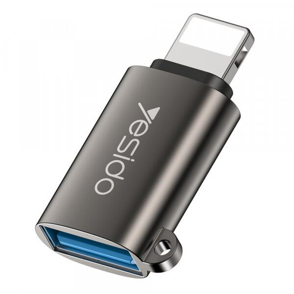 Yesido Adaptor OTG Lightning - USB-A Yesido GS14, Negru