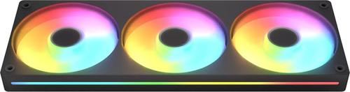 Ventilator Cougar Unity360-FB Forward CF-UN360FB-RGB, 3x120mm, iluminare aRGB, PWM (Negru)