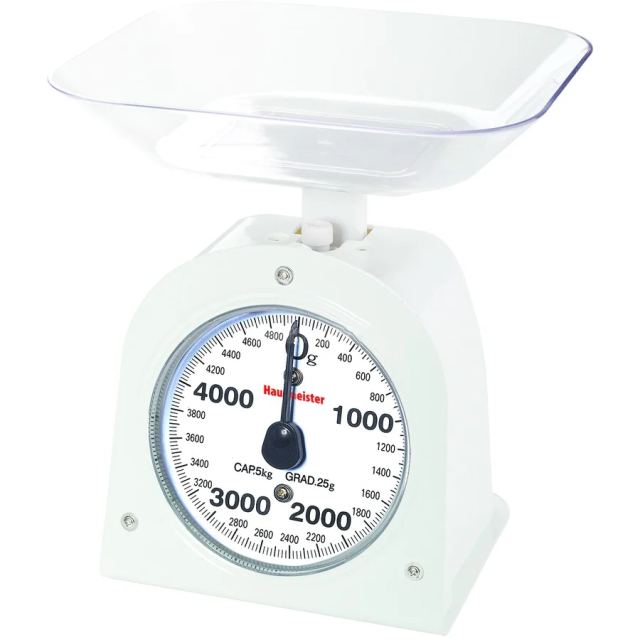 HAUSMEISTER Hausmeister HM 4406 Cantar mecanic, capacitate 5 kg, alb