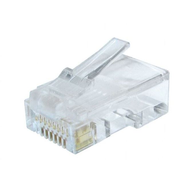 GEMBIRD MUFE RJ45 GEMBIRD Cat6, pt. UTP, 10 buc., 30u contacte aurite, pt. fire solide, LC-8P8C-002/10