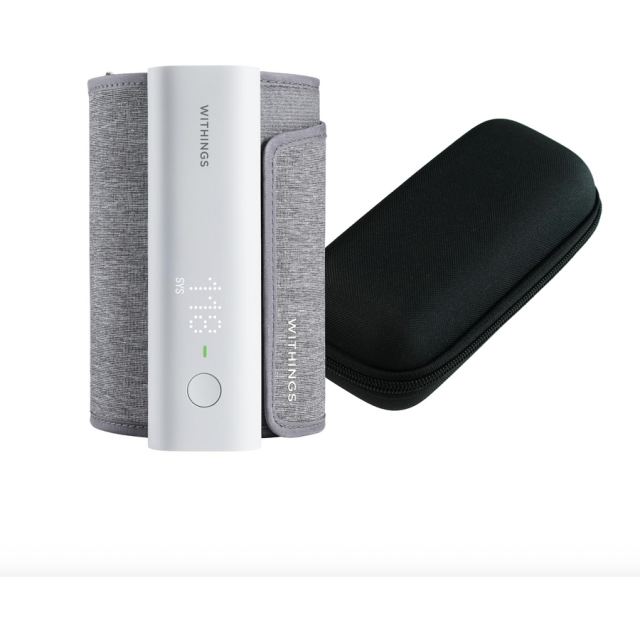 Withings Tensiometru Withings cu sincronizare Wifi (include husa de calatorie pentru BPM Connect), Gri