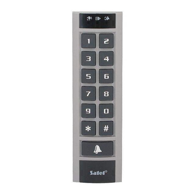 Cititor de proximitate standalone Satel PK-01, EM 125 kHz, 50 utilizatori, tastatura