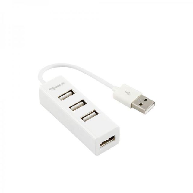 SBOX Hub USB Sbox H-204W USB 4 Ports, Alb