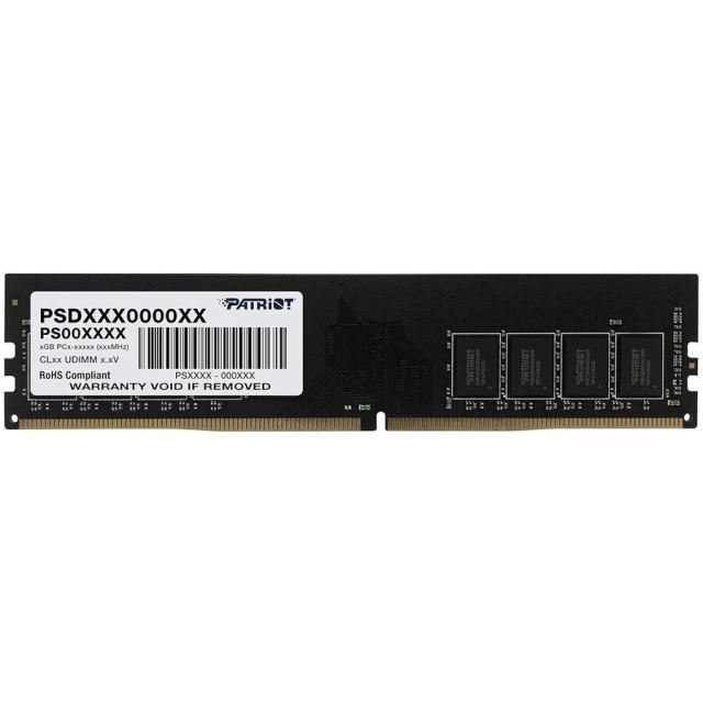 Patriot Memorie RAM Patriot Signature, Tip DDR4, Capacitate 8GB, 2666 GHz, 1.2 V, PSD48G26662
