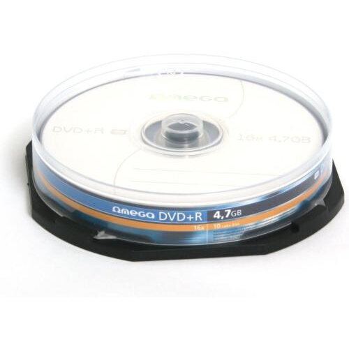 omega Disc DVD inscriptibil Omega Freestyle DVD+R 4.7GB, 16X, pachet 10 bucati