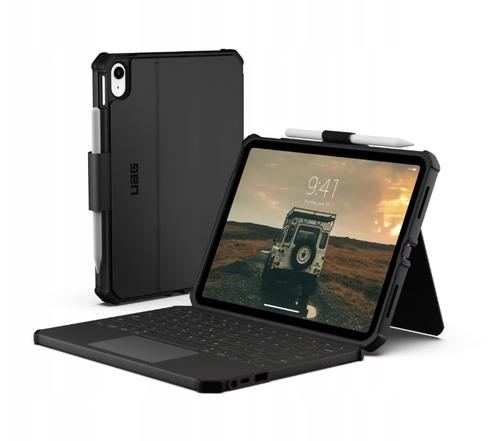 Husa cu tastatura UAG Urban Armor Gear Rugged 1K4009B14040, USB-C, Layout UK, Pentru iPad 11 (A16) (Negru)