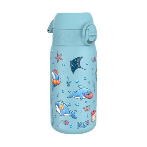 Sticla apa pentru copii Ion8 Sharks, inox, 400ml