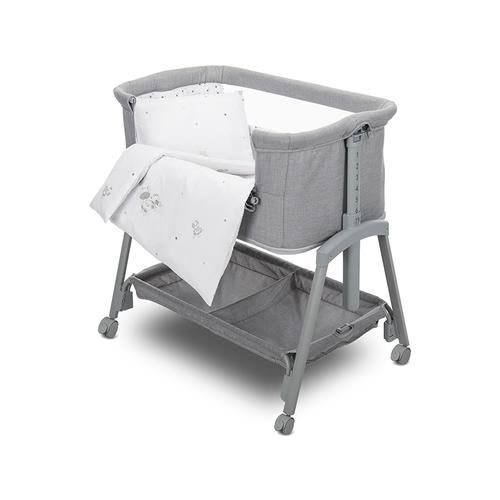 Set lenjerie pat 5 piese, bumbac ranforce, Lorelli Eva Giraffe White