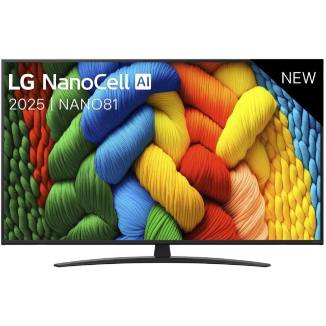 LG Televizor NanoCell LED LG 139 cm 55 55NANO81A6A, Ultra HD 4K, Smart TV, WiFi, CI, Negru