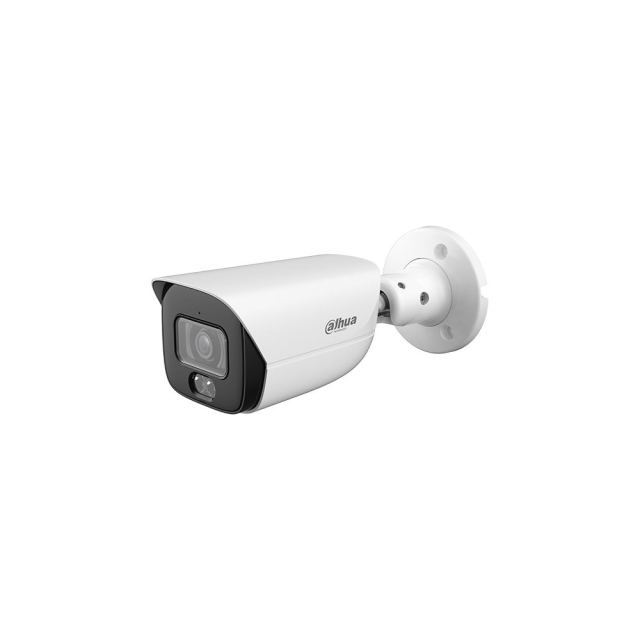 Camera supraveghere exterior IP cu iluminare duala Dahua WizMind IPC-HFW5859E-ASE-IL-0280B, 8 MP, 2.8 mm, IR/lumina calda 50 m, microfon, slot card, PoE+, ePoE