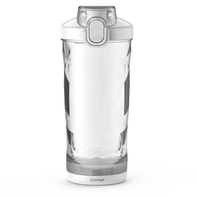 SPONGE Blender cu pahar, fara fir, Sponge, 0,6l, 4000 mAh, Alb
