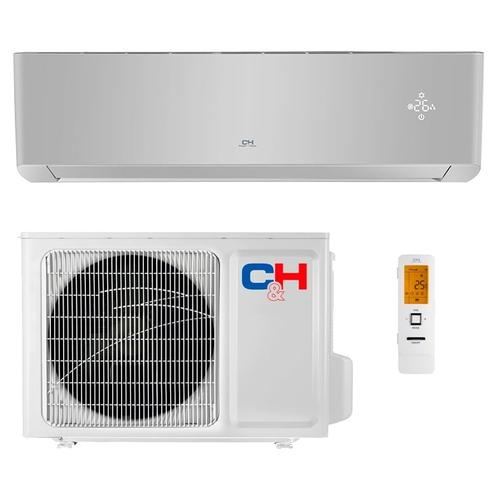 Aparat de aer conditionat Cooper&Hunter SUPREME Continental CH-S12FTXAL-SC, 12000 BTU, Clasa A+++/A+++, Inverter, Wi-Fi, I FEEL, Auto-restart, Auto-diagnosticare, BLUE FIN (Argintiu)