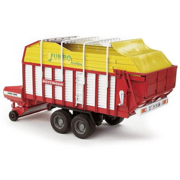BRUDER Remorca furaje BRUDER Self loading wagon Pottinger Jumbo 6600, Scara 1:16, Plastic ABS
