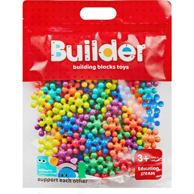 Bufnitel Joc de constructie STEAM - Floricele colorate (90 piese)