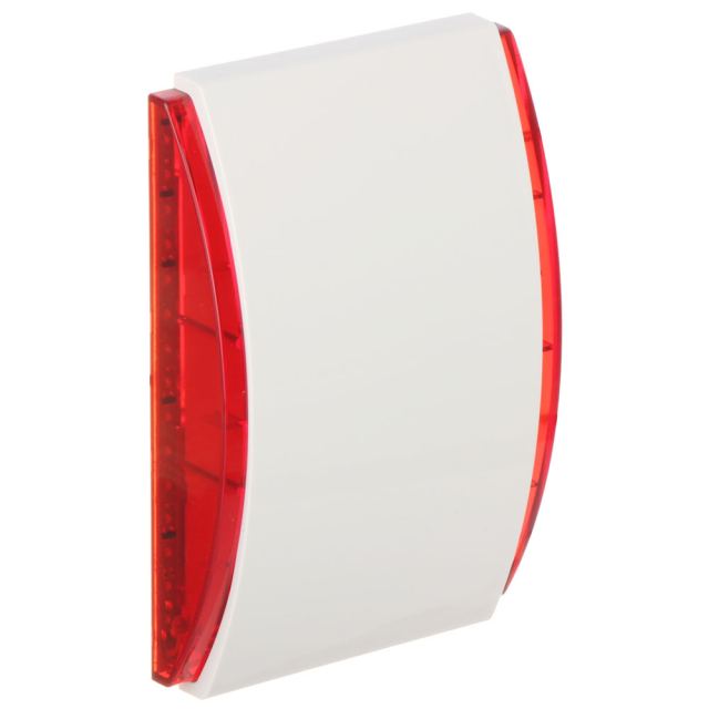 Sirena de interior cu LED Satel SPW-220 R, 120 dB, 3 tonuri, rosu