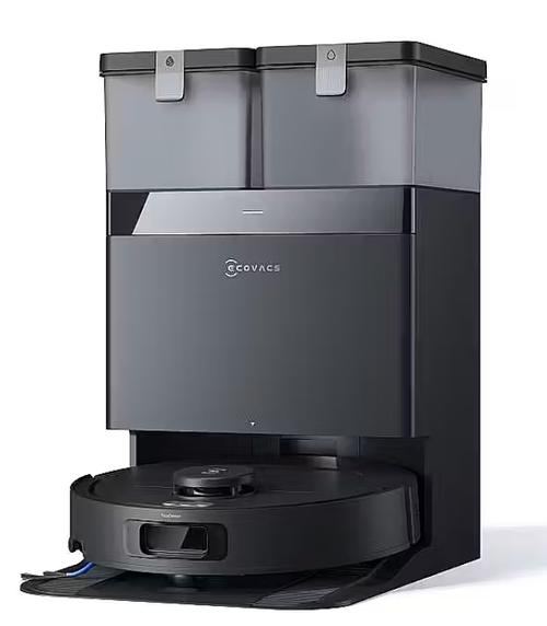 Aspirator robot Ecovacs DEEBOT T30e OMNI, 25000Pa, OZMO Turbo 2.0, TrueMapping 2.0, Autonomie 200 minute, 25000Pa, Recipient praf 0.26 L, Rezervor 70 ml, 35 W (Negru)