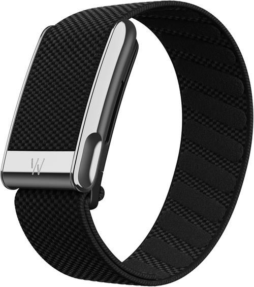 Bratara fitness WHOOP 5.0 Life, Autonomie 14+ zile, VO2 Max, ECG, Monitorizare sanatate (Negru/Argintiu)
