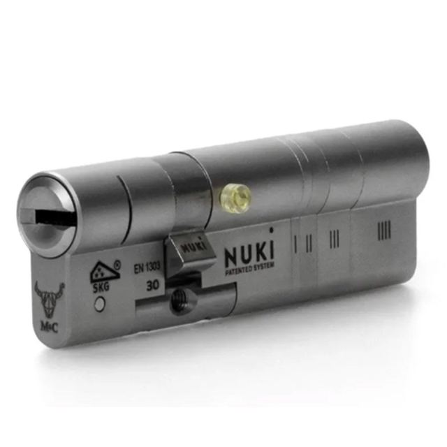 Cilindru modular Nuki Universal Cylinder 221141, 30 - 55 mm / 30 - 67.5 mm, compatibil Nuki Smart Lock