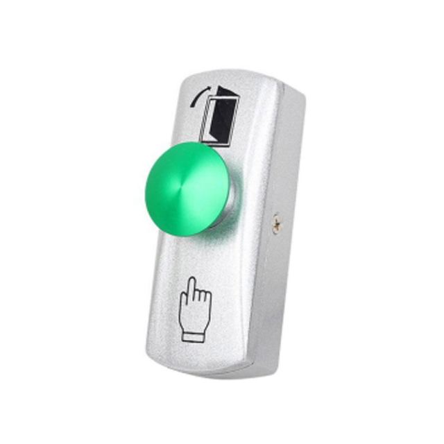 Buton de iesire tip ciuperca LinkPower ML-909G, 12/24 V, NO/COM, aliaj aluminiu