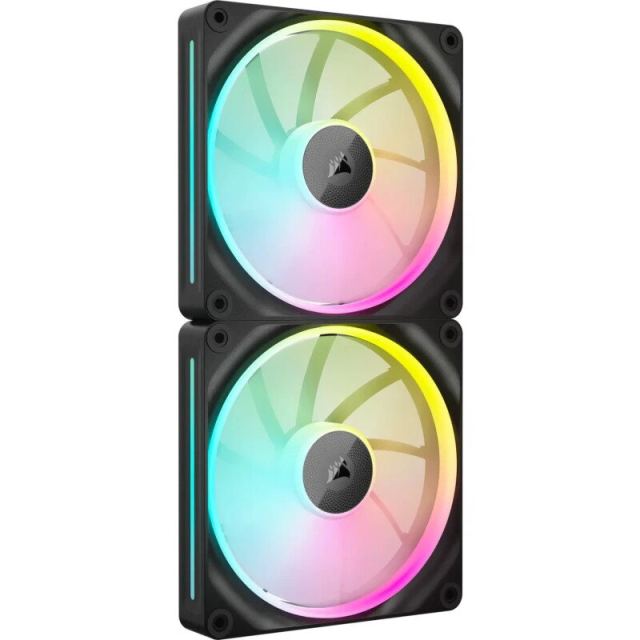 CORSAIR Ventilatoare Carcasa CORSAIR iCUE LINK LX140, 2x140mm, RGB, Negru