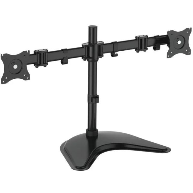 SBOX SBOX LCD-F024, Suport birou 2 monitoare  , 13-27,VESA 75 x 75, 100 x 100,greutate suportata 8kg/monitor ,rotire 180 + 360  ; Cable management