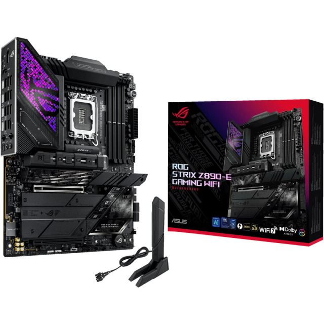 Asus Placa de baza ASUS ROG STRIX Z890-E GAMING WIFI, Intel Z890, Socket 1851, ATX