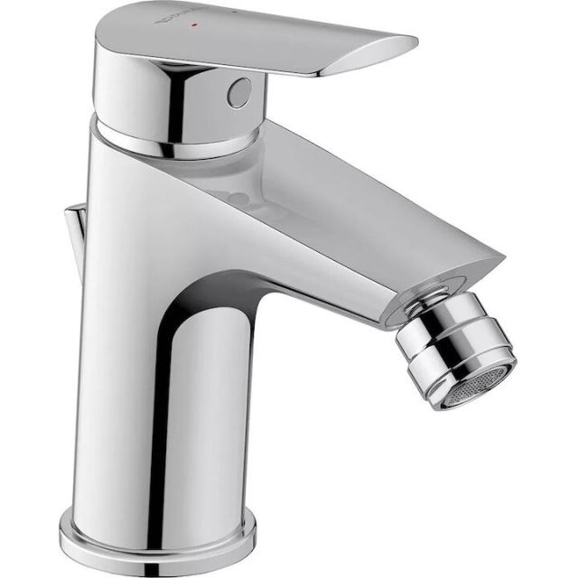 Duravit Baterie bideu Duravit No.1 N12400001010, marime M, cartus ceramic, monocomanda, 156 mm, ventil, Crom lucios