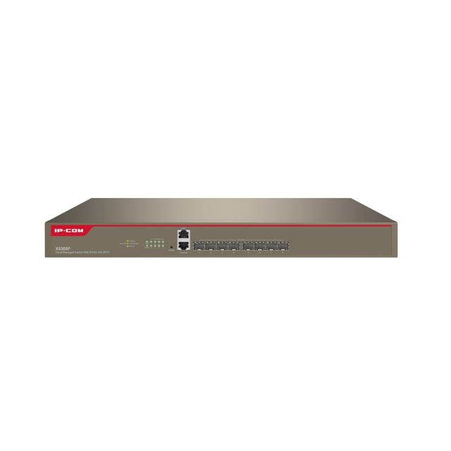 Switch Layer 3 IP-COM X5308F, 8 porturi SFP+ 10G, ONVIF, management prin cloud