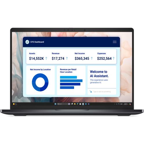 Dell Laptop Dell Pro 14 Premium PA14250, Intel Core Ultra 7 268V, 14 inch Touch, RAM 32GB, SSD 1TB, Intel Arc Graphics 140V, Windows 11 Pro, Negru