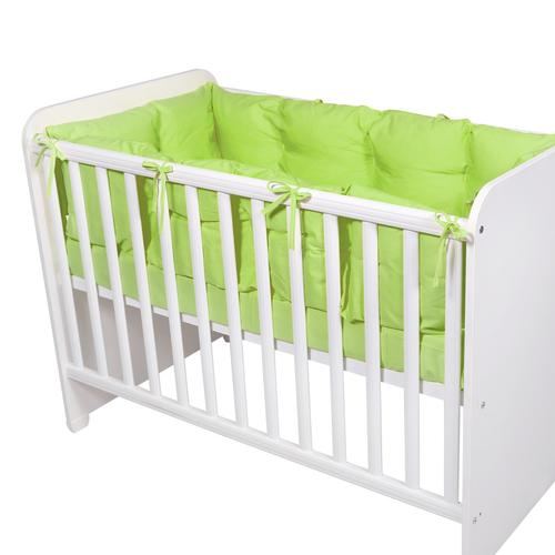 Set protectii laterale pentru pat 4 piese Lorelli, 60x120 cm, Verde