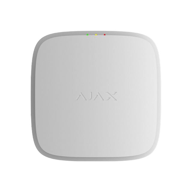 Detector de temperatura wireless adresabil Ajax FireProtect, EN54, 868.0 - 922.0 MHz, alb
