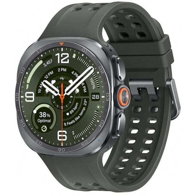 Samsung Ceas inteligent Smartwatch Samsung Galaxy Watch Ultra2, LTE, 47 mm, Ecran AMOLED 1.52 inch, 2GB RAM, 64GB Flash, Wi-Fi, Bluetooth, NFC, 4G, 10 ATM, Argintiu