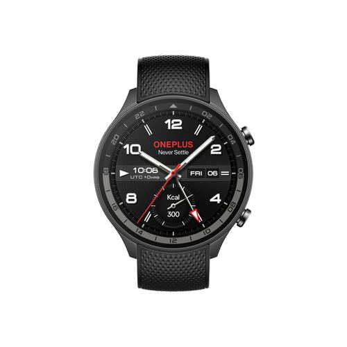 Smartwatch OnePlus Watch 2R, Ecran AMOLED 1.43inch, Procesor Snapdragon W5 Gen 1, 2GB RAM, 32GB Flash, Wi-Fi, Bluetooth, GPS, NFC (Gri)