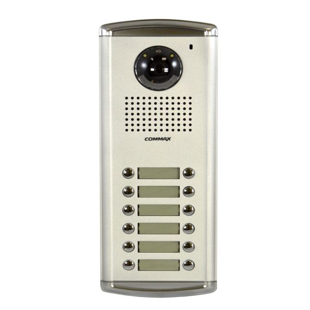 Videointerfon de exterior Commax DRC-12AC2, 12 familii, ingropat, bloc