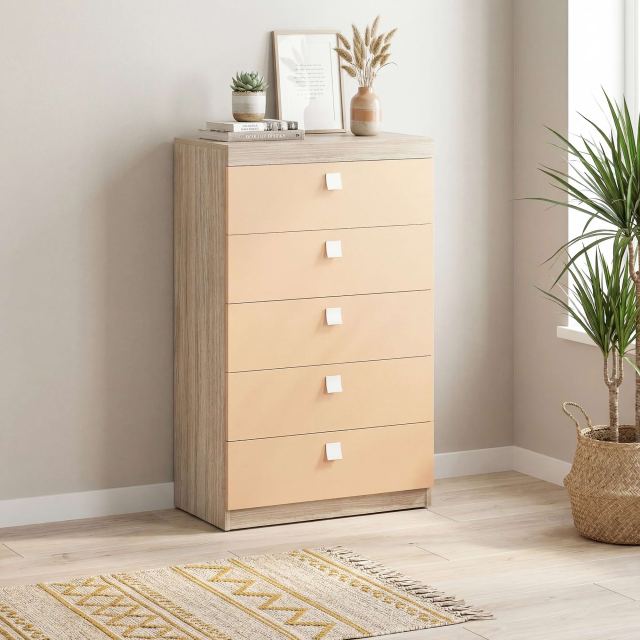 Comoda inalta LINEA, 5 sertare