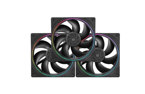 Set 3 ventilatoare Thermalright TL-S12, 120mm, 1500 rpm, ARGB (Negru)