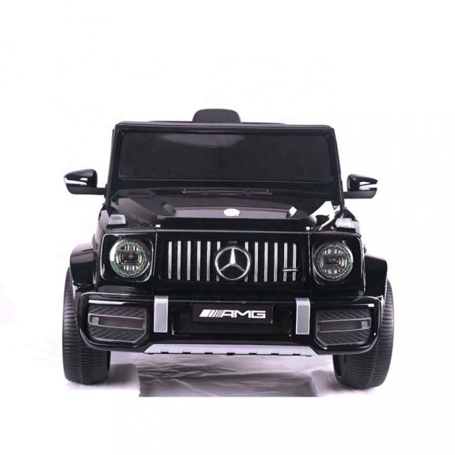 Masinuta electrica pentru copii cu licenta Mercedes Benz AMG G63 Black cu telecomanda 2.4G,2 motoarex35w,deschidere usi,lumini LED,suspensii, volan cu functii, pornire la buton
