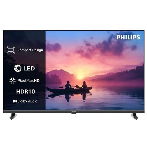 Philips Televizor QLED Philips 80 cm (32) 32PQS6901/12, Full HD (1920 x 1080), Smart TV, WiFi, Negru