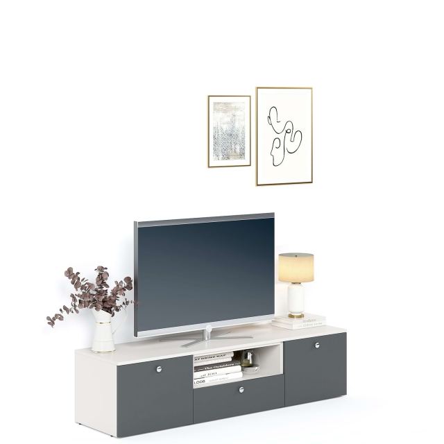 Comoda living ARONA, 2 usi 1 sertar