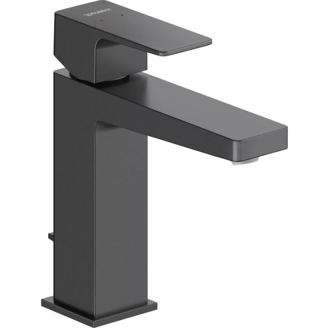 Duravit Baterie lavoar Duravit Manhattan MH1020001046, marime M, cartus ceramic, monocomanda, 170 mm, ventil, Negru mat